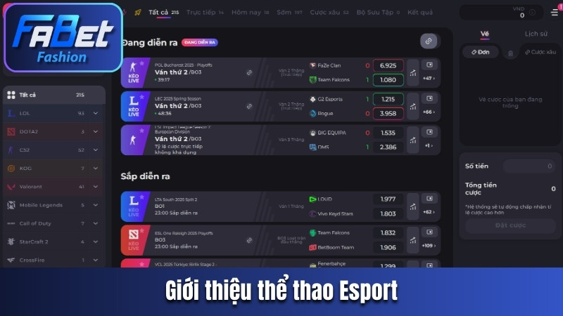 Giới thiệu thể thao Esport
