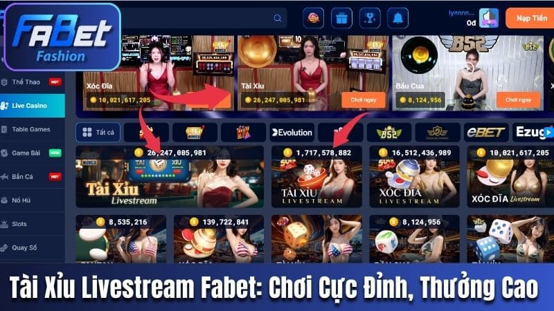 Tài xỉu livestream